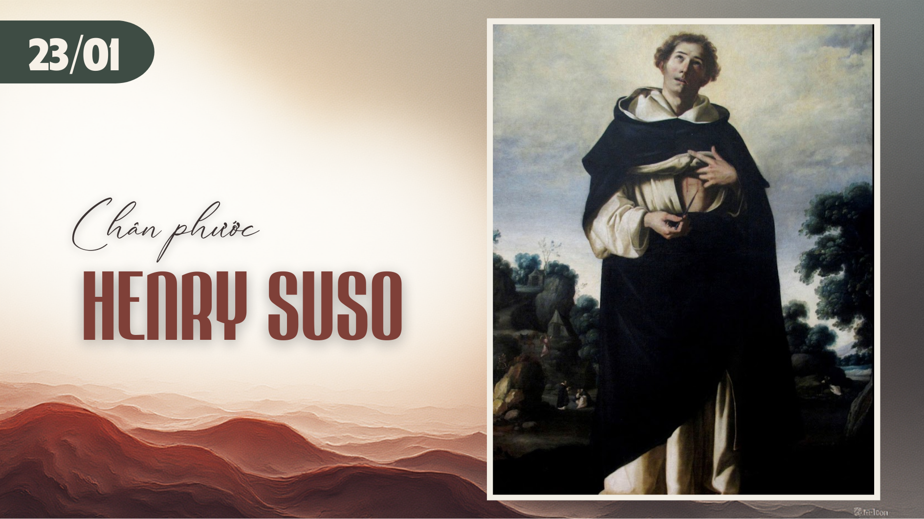 Ngày 23/01 - Chân phước Hen-ri Xu-xô